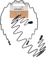 Haarreif gezackt ebelin