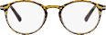 Očala za branje, dioptrija: +2,00, rjava z vzorcem visiomax
