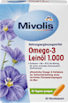 Omega-3 Leinöl 1.000, Kapseln 30 St. Mivolis