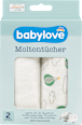 Moltontücher weiß babylove