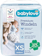 Бебешки пелени Premium, размер XS, Newborn  (до 3 kg) babylove