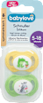 Schnuller Silikon symmetrisch 5-18 Monate sortiert babylove