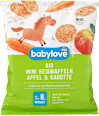 Bio mini almás-sárgarépás puffasztott rizskorongok, 8. hónapos kortól babylove
