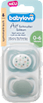 Schnuller Air Silikon symmetrisch, grün, Gr.1, 0-6 Monate babylove