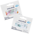 Mikrofaser Brillenputztuch sort.  VISIOMAX