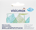 Mikrofaser Brillenputztuch sort.  VISIOMAX
