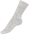 Socken ohne Gummifäden grau Gr. 43-46 Fascino