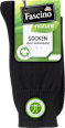 Socken ohne Gummifäden schwarz Gr. 39-42  Fascino