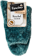 Kuschelsocken mit Chenille-Garn, blaugrün Gr. 39-42 Fascino