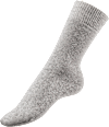 Soft-Socken mit Bio-Baumwolle grau Gr. 39-42 Fascino