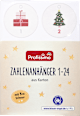 Set etiketa brojeva za advent Profissimo