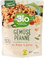 Fertiggericht, Gemüsepfanne mit Bulgur & Quinoa dmBio