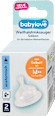 Trinksauger Weithals Silikon, Gr. M, anatomisch, Universalgröße, von Geburt an  babylove