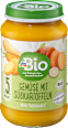 Menü Gemüse mit Süßkartoffeln ab dem 5. Monat dmBio