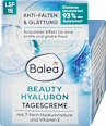 Nappali arckrém Beauty Hyaluron, hétszeres hialuronnal és E-vitaminnal, FF15 fényvédelemmel Balea