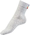 Socken in Ripp-Optik,  Gr. 39-42, grau Fascino