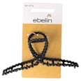Pinza per capelli nera intrecciata ebelin