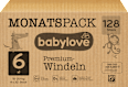 Windeln Premium Gr. 6, XXL, 15-20 kg, Monatspack babylove
