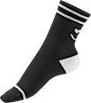 Crew Socken mit Smiley-Motiv schwarz Gr. 39-42 Fascino