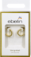 Vergoldete Ohrstecker Creolen (1 Paar) ebelin