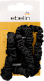 Scrunchy gumice za kosu, crne ebelin
