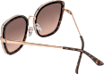 Sonnenbrille Vollrand gold-braun-schwarz SUNDANCE