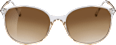 Sonnenbrille Vollrand transparent SUNDANCE