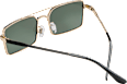 Sonnenbrille schwarz-gold SUNDANCE