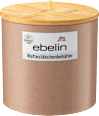 Wattestäbchen-Behälter mit Bambusdeckel ebelin