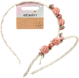 Haarreif mit Blumen-Applikationen ebelin