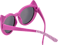 Sonnenbrille für Kinder in Rosa mit Katzenohren und schwarzer Tönung  SUNDANCE