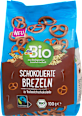 Brezeln schokoliert in Vollmilchschokolade dmBio