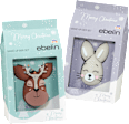 Geschenkset Make-up Eier Reh und Hase 3tlg ebelin