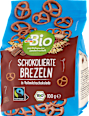 Brezeln, schokoliert in Vollmilchschokolade dmBio