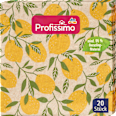 Servietten "Zitrone" aus Recycling-Material (33x33 cm) Profissimo