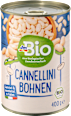 Bio bel fižol Cannellini, steriliziran  dmBio