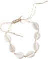 Fußketten Muscheln Gold-Optik ebelin