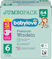 Pieluszki Premium, rozmiar 6, XL, 15-20 kg, JUMBOPACK  babylove