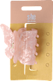 Mollettone per capelli rosa a farfalla s-he stylecollection
