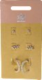 Set orecchini dorati con brillanti s-he stylecollection