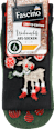 ABS Socken XMAS mit Rentier-Motiv, schwarz & grün, Gr. 35-38 Fascino