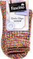 Socken in Strick-Optik mit Umschlagbund bunt Gr. 35-38 Fascino