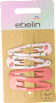 Haarspangen pink und rosa mit Erdbeer-Muster ebelin