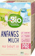 Bio tejalapú anyatej-helyettesítő PRE-tápszer, születéstől kezdve adható dmBio