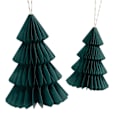 Dekobäume aus Papier, grün Profissimo