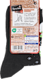 Socken XMAS mit Schneemann-Motiv, schwarz, Gr. 35-38 Fascino
