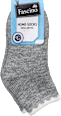 Socken mit Wolle grau Gr. 35-38 Fascino
