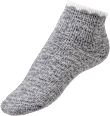 Socken mit Wolle grau Gr. 35-38 Fascino