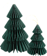 Dekobäume aus Papier, grün Profissimo