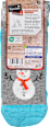ABS Socken XMAS mit Schneemann-Motiv, blau & grau, Gr. 35-38 Fascino